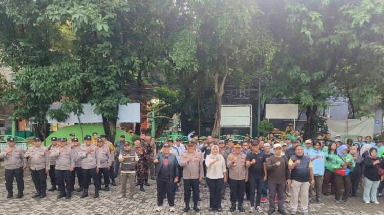 Siaga May Day 2026, Tiga Pilar Menteng Gelar Apel Gabungan 111 Personel