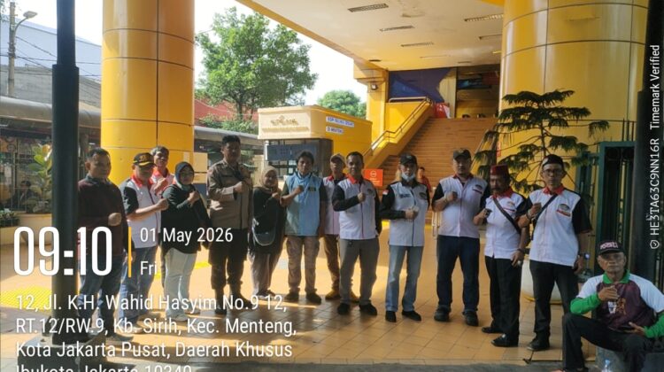 May Day 2026 Terkendali, Polisi dan Elemen Masyarakat Kawal Pergerakan Massa di Stasiun Gondangdia