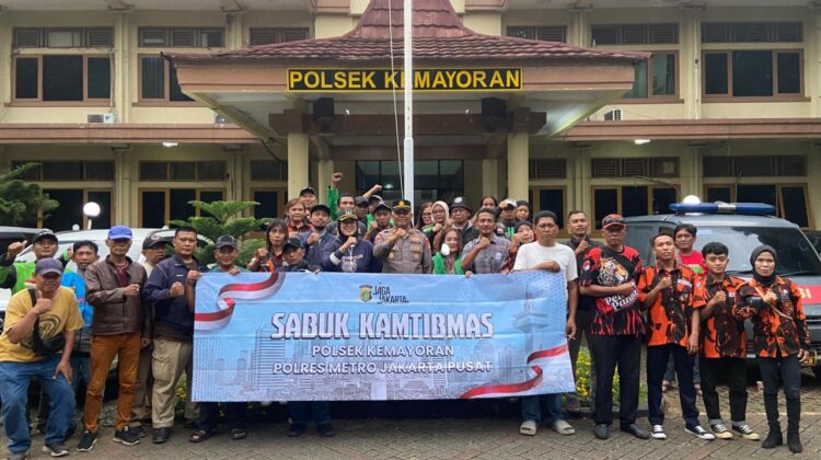 Apel SABUK Kamtibmas di Kemayoran, Polri dan Warga Kompak Jaga Keamanan