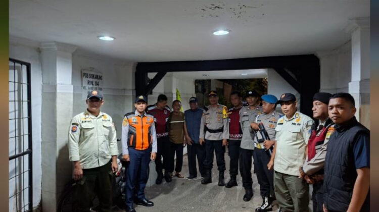 Polsek Senen Gelar Patroli Gabungan Tiga Pilar, Antisipasi Gangguan Kamtibmas
