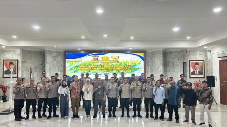 Dukung Ketahanan Pangan, BRI KC Cilegon Bersinergi dengan Polres Cilegon Sosialisasikan Bantuan Tani