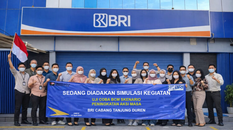 BRI Kanca Tanjung Duren Laksanakan Simulasi BCM untuk Tingkatkan Kesiapsiagaan