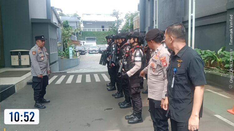 Siaga Antisipasi Unras di Kantor BGN Kebon Sirih, 17 Personel Gabungan Disiapkan