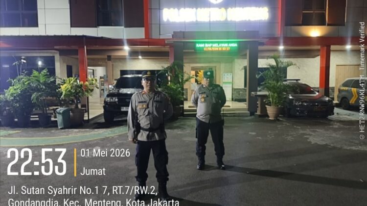 Apel Cipkon Menteng di Jalan Kalipasir Cikini, Patroli Malam Digeber Jaga Kondusivitas
