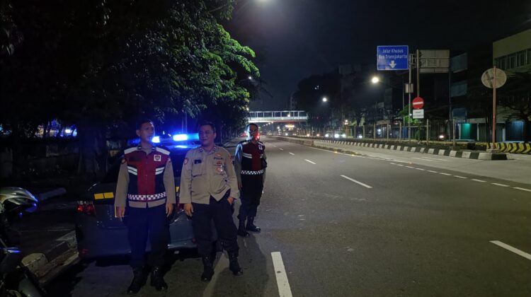 Penjagaan Malam Hari Polsek Sawah Besar” Cegah Balap Liar di Gunung Sahari Raya