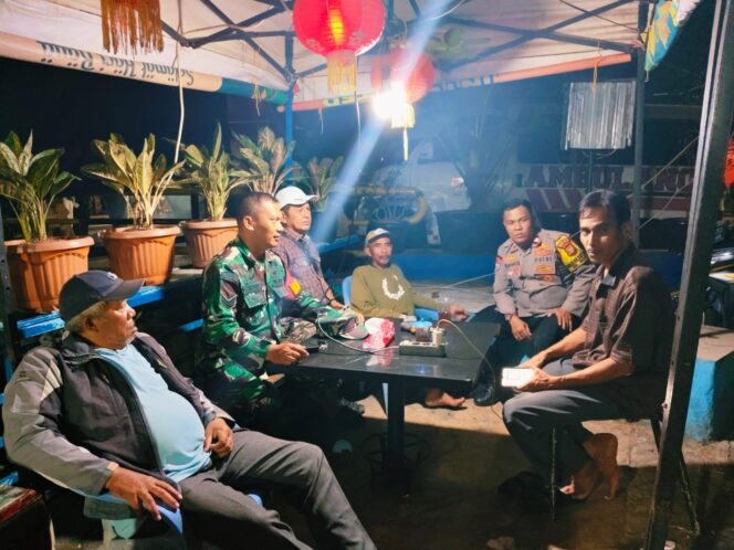 
					TNI-Polri Bersama Warga Perkuat Keamanan Lingkungan Lewat Giat Siskamling di Bendungan Hilir
