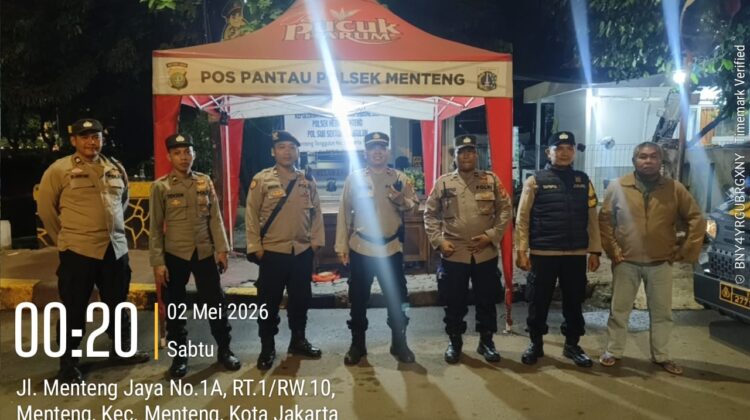 Perbatasan Menteng–Tenggulun Dijaga Ketat, Patroli Cipkon Tekan Kerawanan Malam