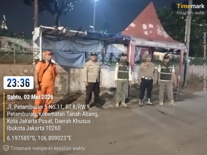 
					Polsek Metro Tanah Abang Gelar Patroli Ops Cipta Kondisi Antisipasi Tawuran dan Gangguan Kamtibmas