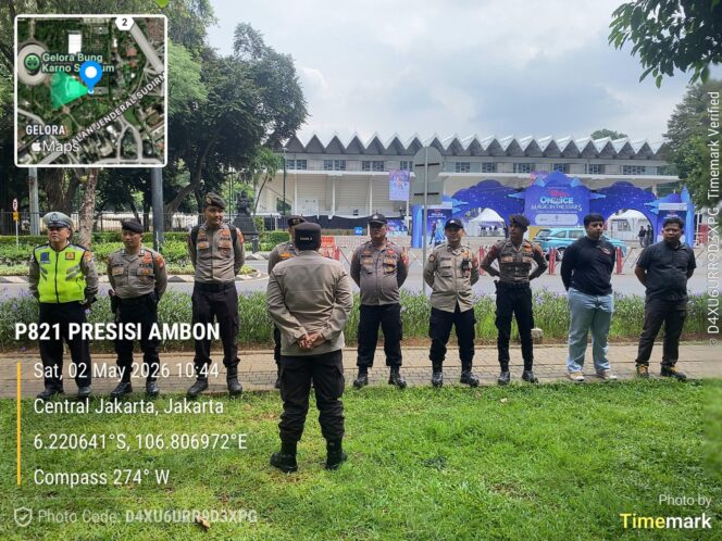
					Polsek Metro Tanah Abang Bersama Personel Gabungan Amankan “Disney On Ice” di Istora Senayan