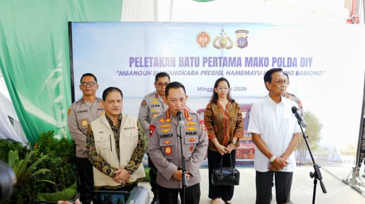 Peletakan Batu Pertama Pembangunan Mapolda DIY, Kapolri Ungkap Kedepankan 4 Konsep Smart City