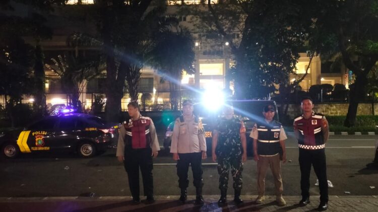 Patroli Malam Minggu 3 Pilar di Lapangan Banteng Jaga Situasi Tetap Kondusif