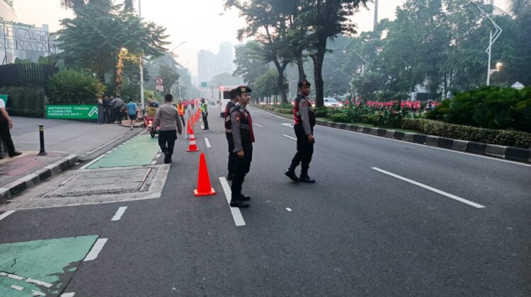 Personel Gabungan Amankan Kegiatan KARS RUN 2026 di Kawasan Senayan