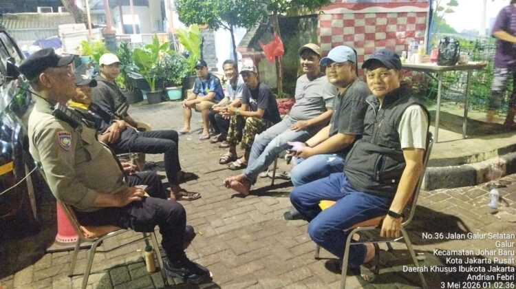Sinergi Kamtibmas Dini Hari, Bhabinkamtibmas Galur dan FKDM Perkuat Koordinasi Wilayah