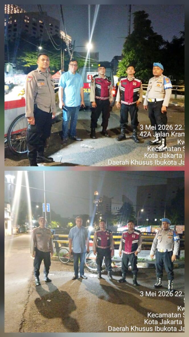 
					Patroli Gabungan Tiga Pilar Senen Digelar, Antisipasi Kerawanan Kamtibmas