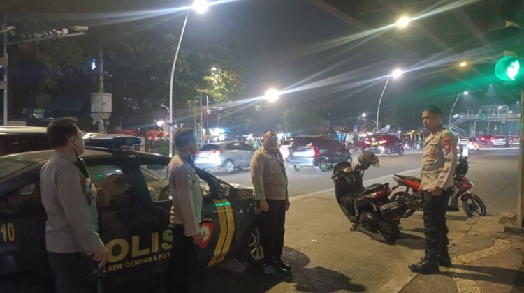 Patroli Cipkon Dini Hari, Polisi Siaga di Rawasari Antisipasi Balap Liar dan Gangguan Kamtibmas