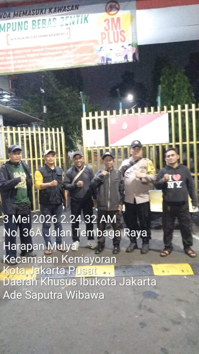 
					Bhabinkamtibmas Harapan Mulia Gerak Cepat, Polri Antisipasi Curanmor dan Tawuran Lewat Siskamling