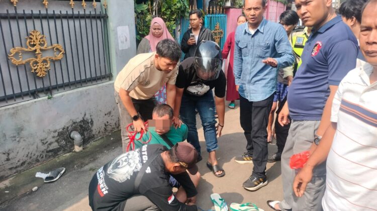 Polisi Amankan Pria Diduga Tusuk Ibu Rumah Tangga di Pondok Aren Tangsel