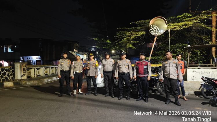 Sisir Titik Rawan Dini Hari, Patroli Cipta Kondisi Polsek Johar Baru Pastikan Wilayah Tetap Aman dan Kondusif