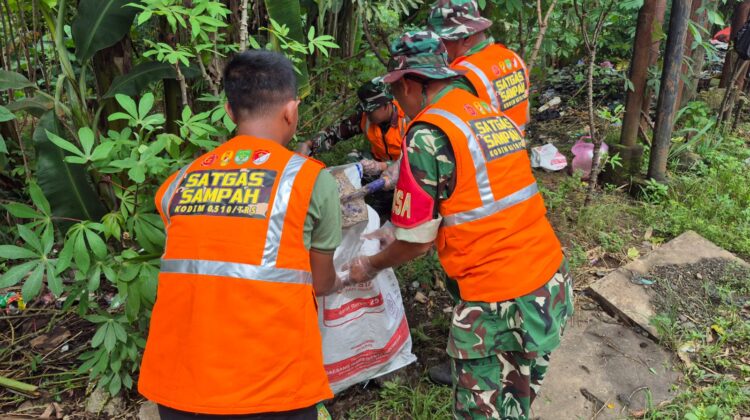 Dukung Program Kebersihan, Satgas Sampah Turun Ke Jalan