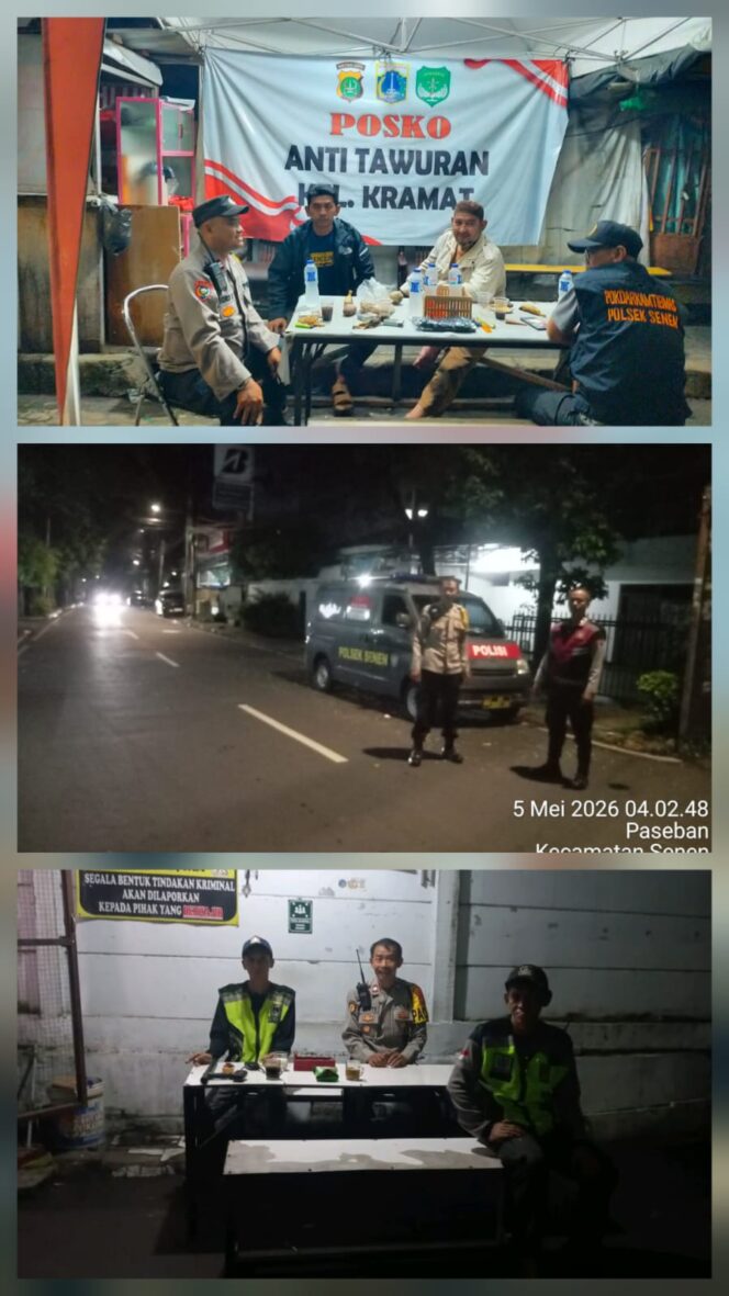 
					Polsek Senen Intensifkan Patroli Menjelang Pagi, Antisipasi Tawuran hingga Kejahatan Jalanan