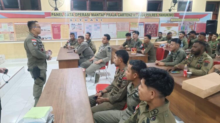 Ops Damai Cartenz Tingkatkan Kesiapan Personel Lewat Pendampingan Psikologi dan Kesehatan di Yahukimo