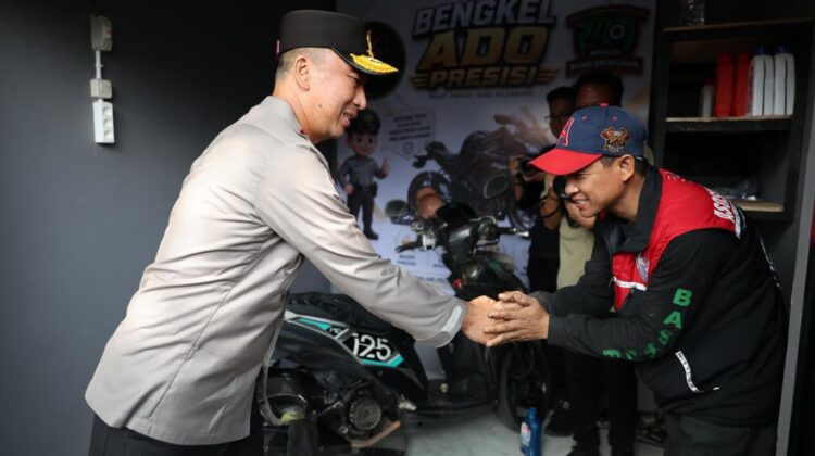 Resmikan Kedai ADO Presisi, Kapolda Sumsel: Driver Ojol Mitra Jaga Kamtibmas