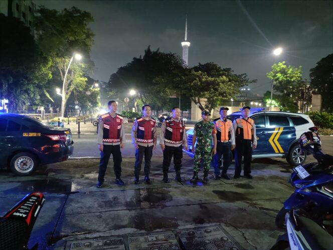
					Penjagaan 3 Pilar Di Taman Lapangan Banteng Sawah Besar” Cegah Gangguan Kamtibmas Jelang Tengah Malam 