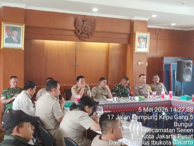 
					Tiga Pilar Kelurahan Bungur Hadiri Rapat Koordinasi Bahas Sinergi Kewilayahan