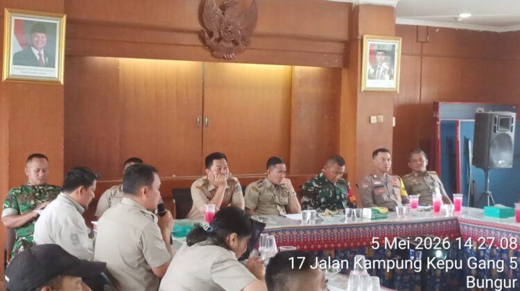 Tiga Pilar Kelurahan Bungur Hadiri Rapat Koordinasi Bahas Sinergi Kewilayahan