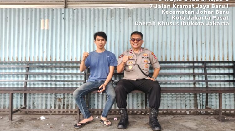 Kapolsubsektor Kayu Awet Sambangi Warga Johar Baru, Perkuat Kamtibmas dan Antisipasi Tawuran