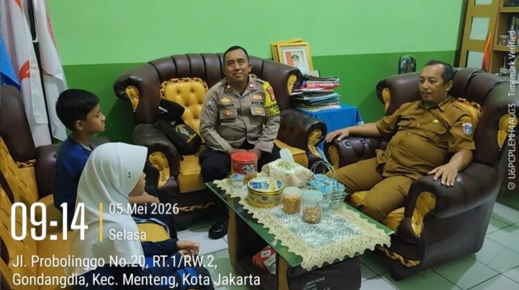 Bhabinkamtibmas Gondangdia Sambangi SDN Gondangdia 03, Perkuat Pencegahan Bullying di Lingkungan Pendidikan