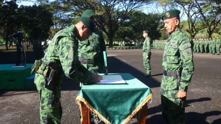 Danbrigif 3 Kostrad Pimpin Tradisi Korps Raport, Sambut Warga Baru Dan Serah Terima Jabatan Dandenma