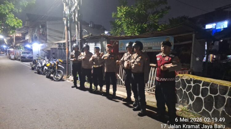 Sisir Jalanan di Dini Hari, Patroli Cipta Kondisi Johar Baru Redam Potensi Tawuran dan Gangguan Kamtibmas