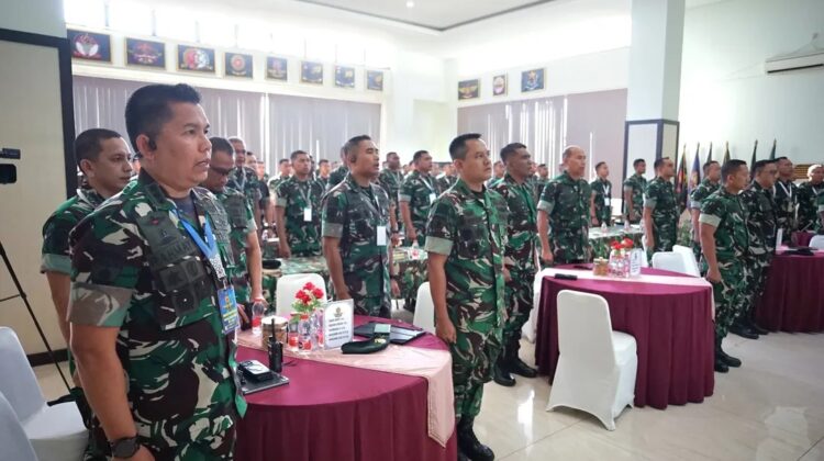 Perkuat Sistem Perencanaan Dan Anggaran Satuan, Divif 3 Kostrad Kumpulkan Dansat Hingga Operator Dalam Bimtek Renproggar