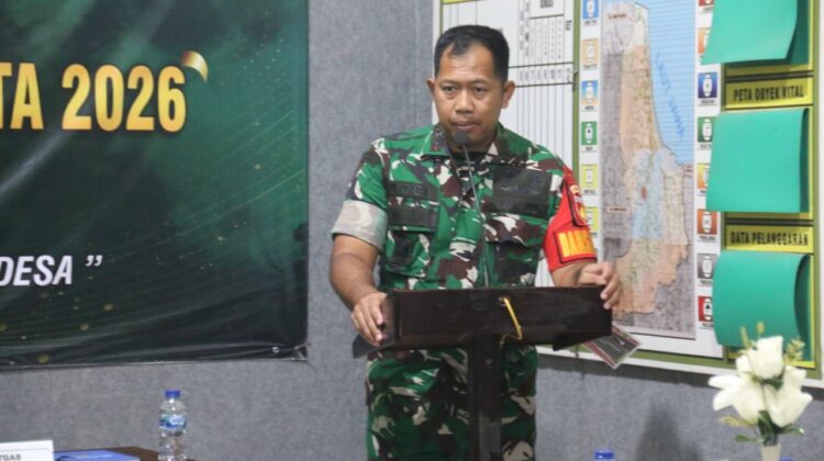 Dansatgas Kodim Pati Paparkan Capaian TMMD Desa Godo di Hadapan Tim Wasev