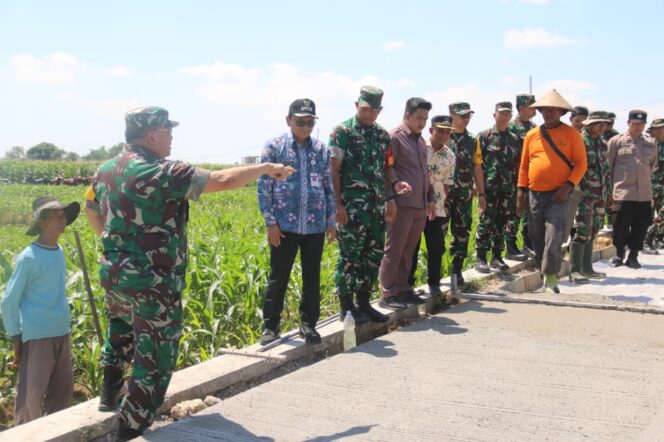 
					Pastikan Kualitas Maksimal, Tim Wasev Tinjau Betonisasi Jalan TMMD di Desa Godo
