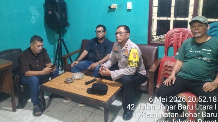 Cooling System dan DDS Sambang RW 03 Johar Baru, Polisi Ajak Warga Jaga Kamtibmas