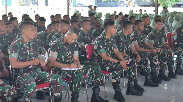 Tim Kumdiv 2 Kostrad Gelar Penyuluhan Hukum di Yonif 509 Kostrad
