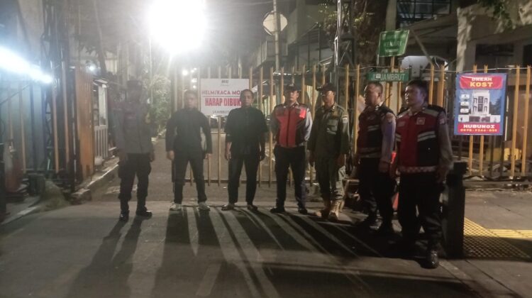 Tiga Pilar Senen Gelar Patroli Gabungan Antisipasi Gangguan Kamtibmas
