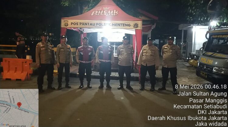 Polsek Metro Menteng Sisir Perbatasan Menteng–Tenggulun, Patroli Cipkon Jaga Stabilitas Wilayah