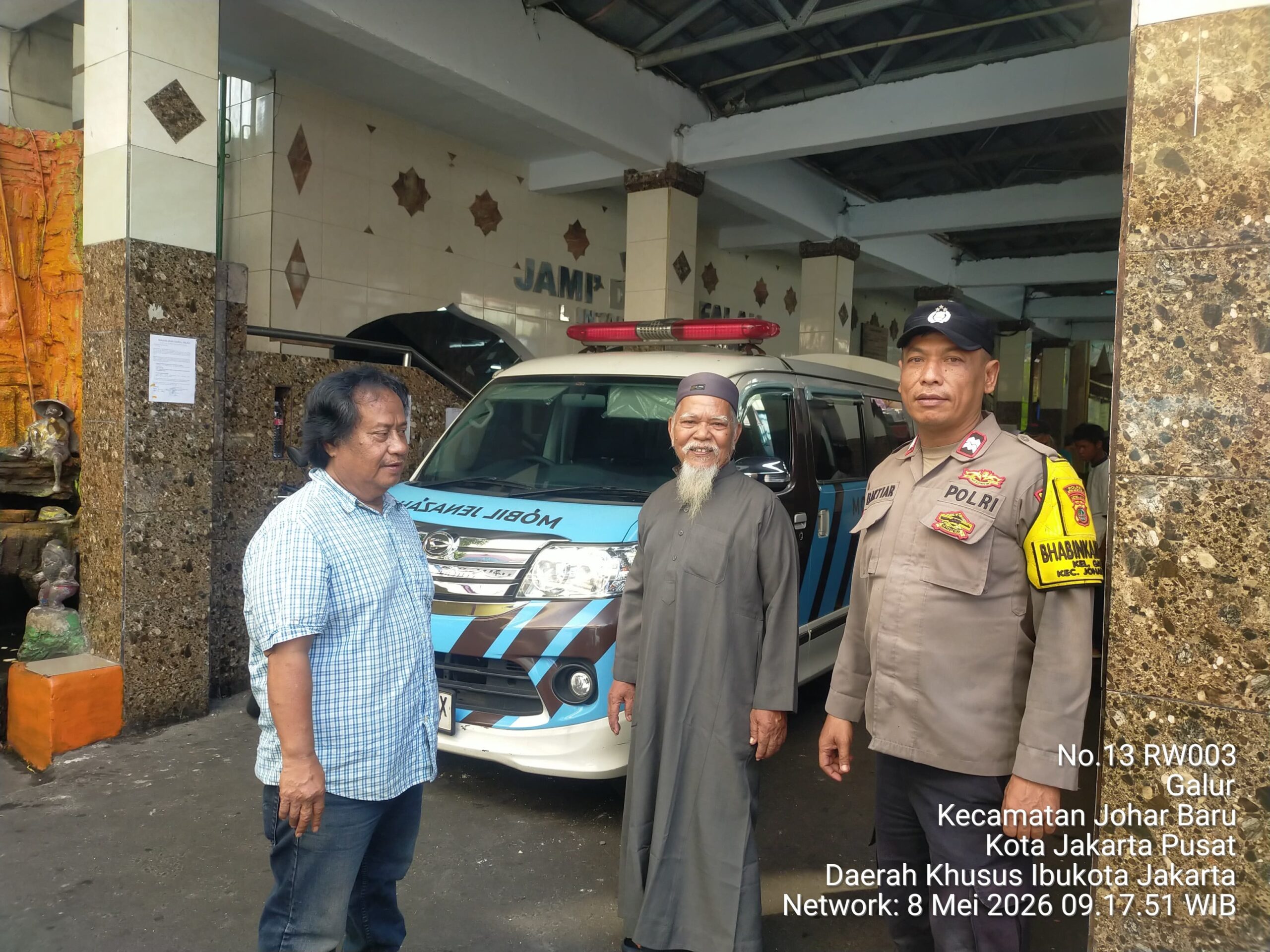 Polisi Hadir di Tengah Duka, Bhabinkamtibmas Galur Takziah dan Perkuat Silahturahmi Kamtibmas