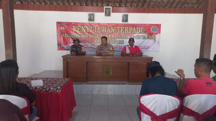Sinergi TNI-Polri, Penyuluhan Radikalisme di Desa Godo Perkuat Wawasan Kebangsaan Warga