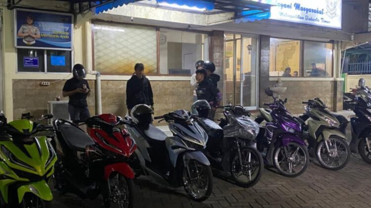 Brimob Metro Jaya Amankan 7 Motor Diduga untuk Balap Liar di Jakarta Timur