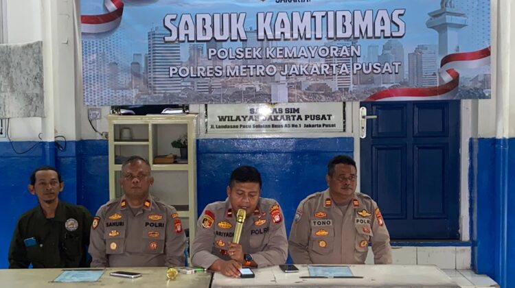 Sinergi yang Tulus, Polsek Kemayoran dan Sabuk Kamtibmas Bersatu Jaga Lingkungan