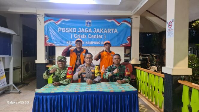 
					Posko Jaga Jakarta Kampung Rawa, Sinergi 3 Pilar Jaga Wilayah Tetap Kondusif