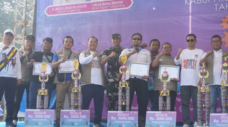 Bersama Bupati, Dandim 0510/Trs Hadiri Perayaan Puncak May Day