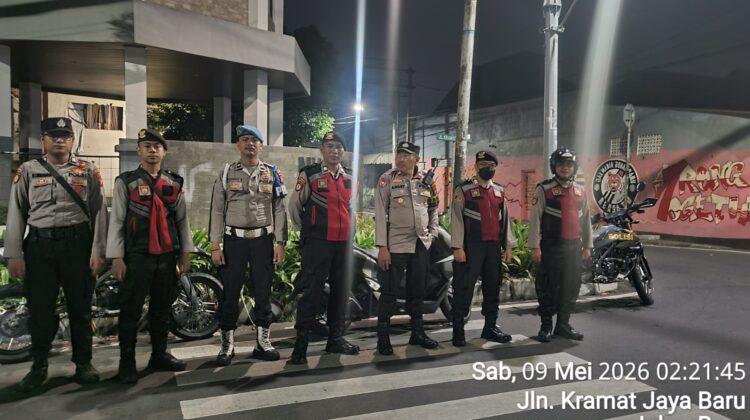 Kota Terlelap, Polisi Tetap Bergerak: Patroli Cipta Kondisi Johar Baru Sisir Titik Rawan Tawuran
