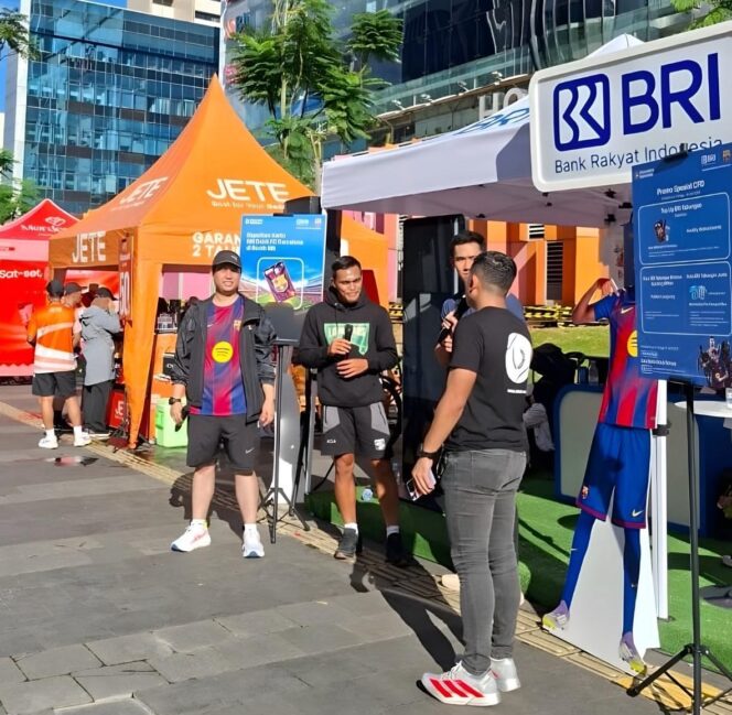 
					BRI RO 7 Jakarta 2 Luncurkan Kartu Debit Edisi Khusus FC Barcelona di CFD Sudirman