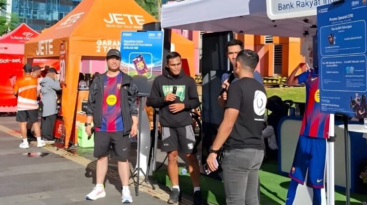 BRI RO 7 Jakarta 2 Luncurkan Kartu Debit Edisi Khusus FC Barcelona di CFD Sudirman