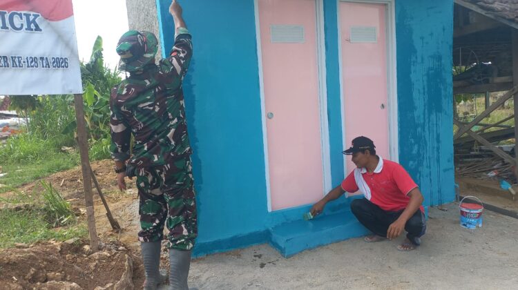 MCK di Area Pemakaman Desa Godo Hampir Rampung, Masuki Tahap Pengecatan